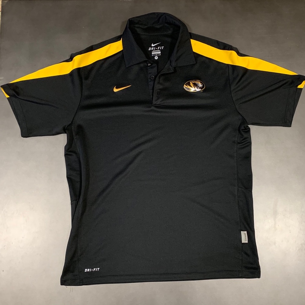 Men's Nike Dri-Fit Missouri Mizzou Tigers Polo M